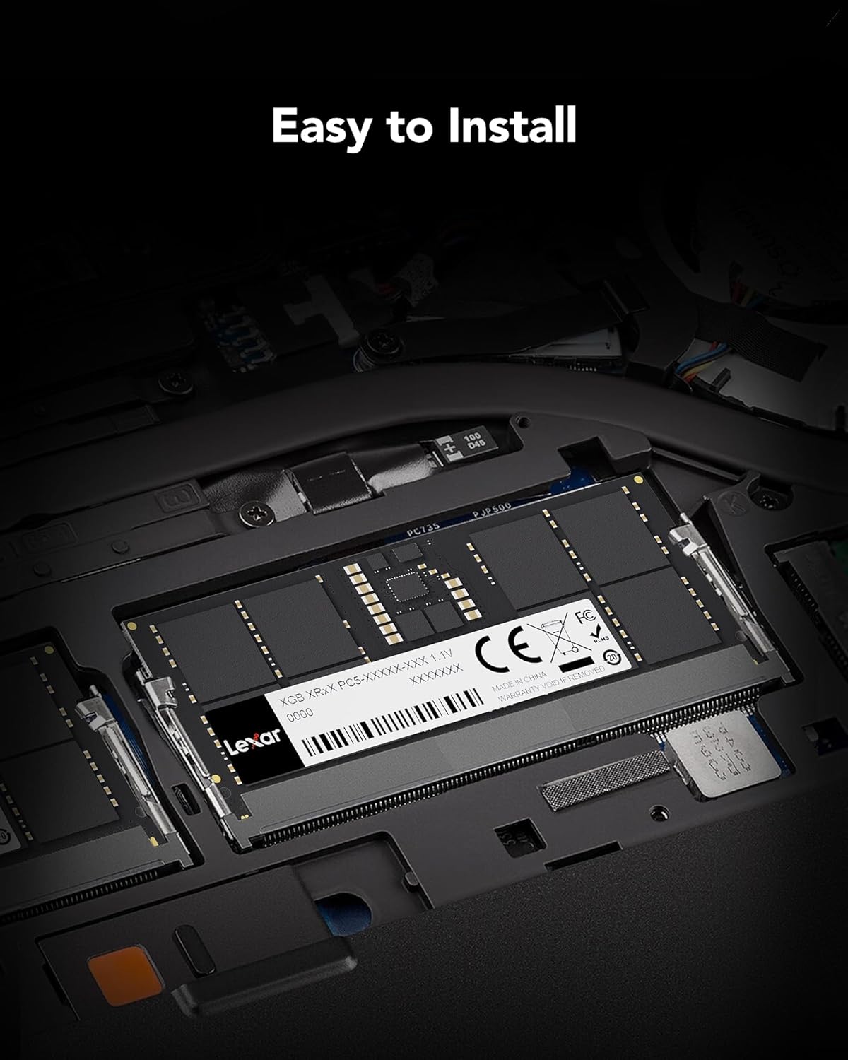  Lexar SODIMM 16GB DDR5 Laptop RAM